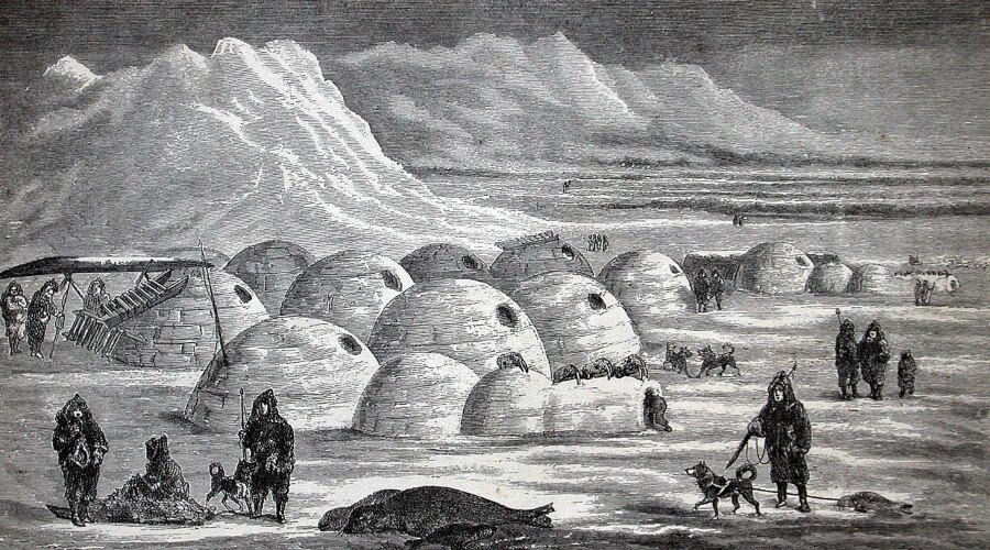 Inuitská dedina