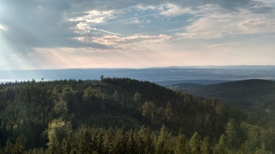 Výhľad z rozhľadne Krudum