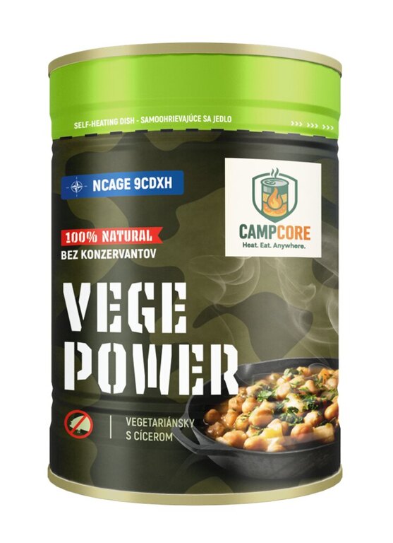 Konzerva Vege Power CampCore® / samoohrev