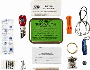 Krabička poslednej záchrany BCB® Combat Survival Tin