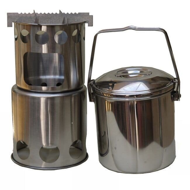 Nerezová sada na varenie Salamander Stove + Zebra Billy TBS Outdoor®