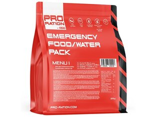 Núdzová potravinová dávka Emergency Food / Water Pro Ration®, MENU I