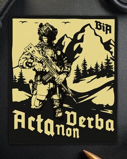 Samolepka Acta Non Verba Brothers in Arms®
