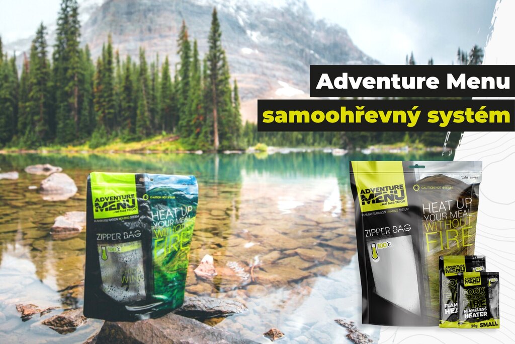 Samoohrev ALL IN (3 x 30 g + 2 x 60 g + zips bag) Adventure Menu®