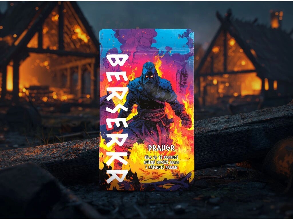 Sušené hovädzie mäso / jerky DRAUGR - Rámen Berserker®